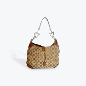 Authentic Gucci Nailhead Jackie Hobo Bag